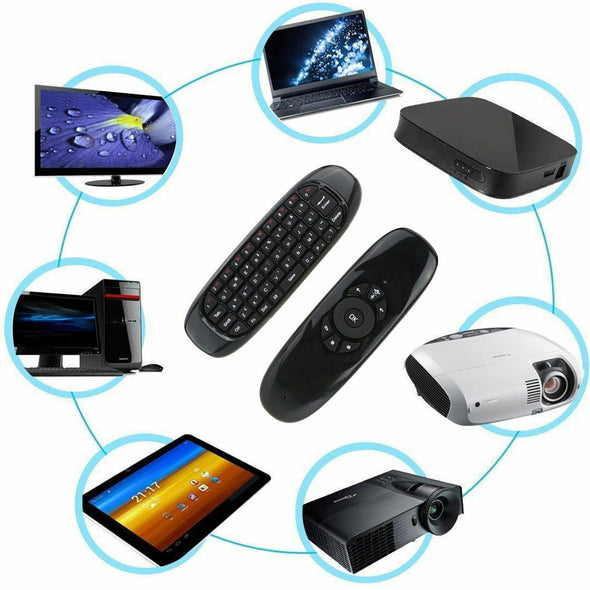 2.4G Remote Control Wireless Keyboard Air Mouse for Android Smart TV Desktop PC