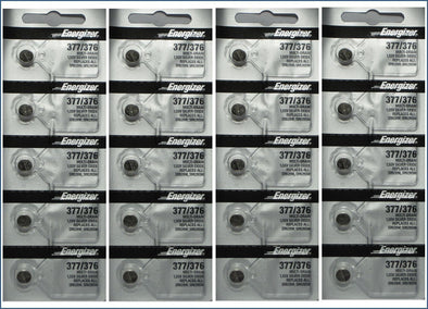 20 x FRESH Energizer 377 376 WATCH BATTERY SR626SW SR626W Silver Oxide Battery