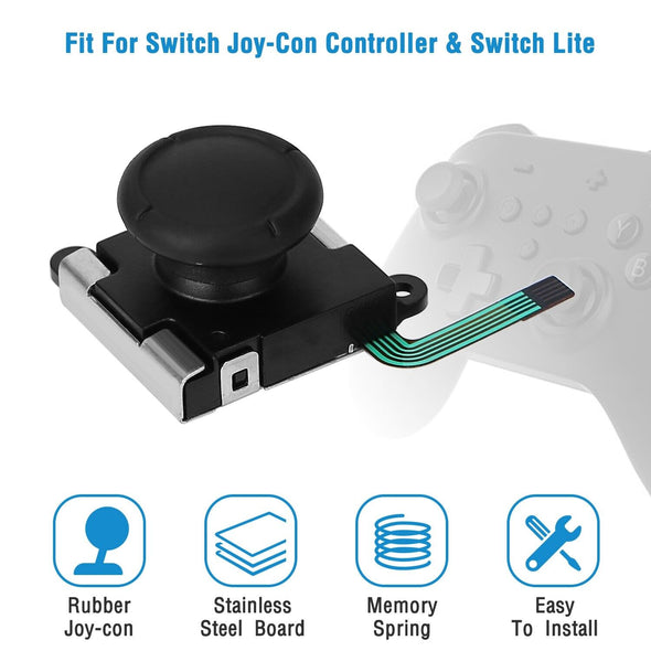 1 or 2 Joystick Thumb Stick Replacement 3D Analog For Nintendo Switch NS Joy-Con