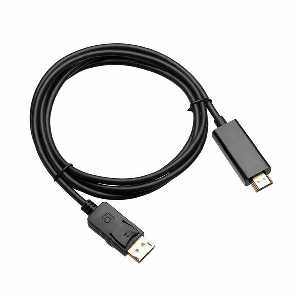 15 FT Display Port DP to HDMI Cable Adapter Converter Audio Video PC HDTV 1080P