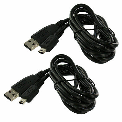 2 x 3FT For Sony Playstation 3 PS3 Wireless Controller USB Charging Cord Cable