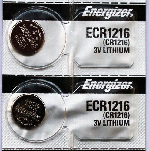 2 SUPER FRESH ENERGIZER CR1216 LITHIUM COIN BATTERIES BR1216 CR1216 DL1216B