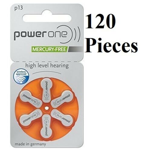 Super Fresh Lot 6 to 300 Powerone Hearing Aid Batteries Size 13 Power one P13