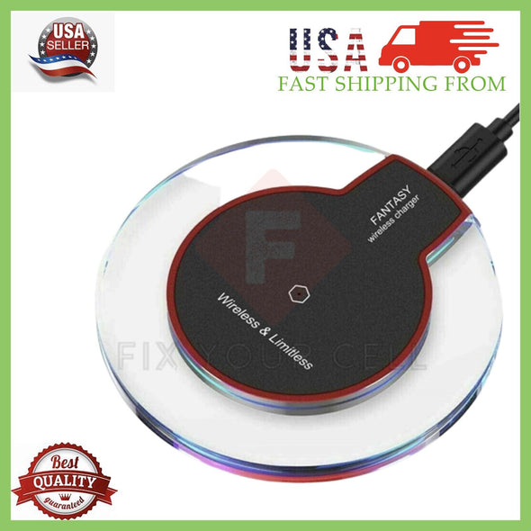 Qi Wireless Phone Charger Fast Charging Stand Dock for Samsung iPhone Universal