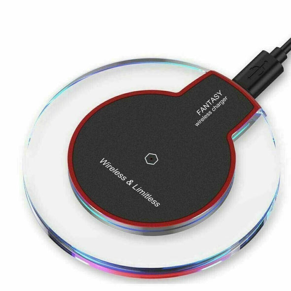 Qi Wireless Phone Charger Fast Charging Stand Dock for Samsung iPhone Universal