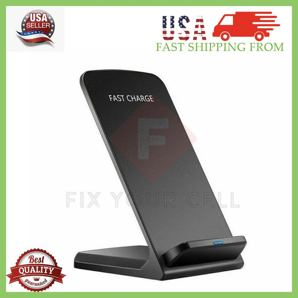 Qi Wireless Phone Charger Fast Charging Stand Dock for Samsung iPhone Universal