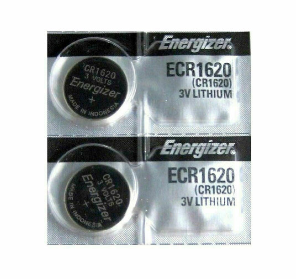 2 Piece Fresh Stock Energizer CR1620 BATTERY 3V LITHIUM CR 1620 DL1620 BR1620