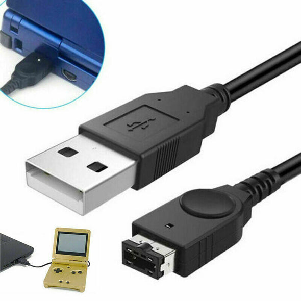 USB Battery Charger Charging Cable for Nintendo DC NDS Gameboy Advance GBA SP