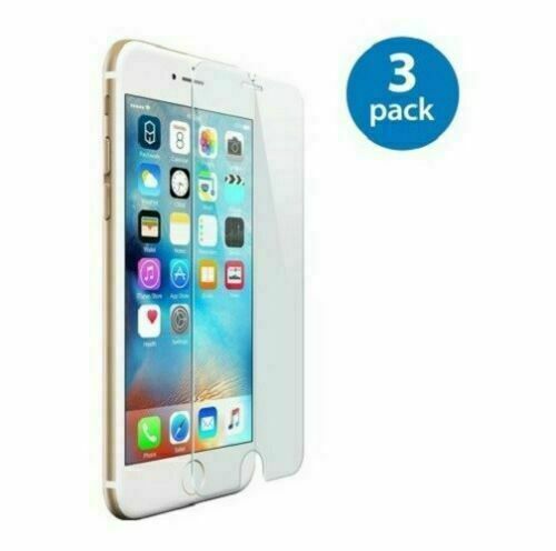 3-Pack iPhone 6 / 7 / 8 Plus Tempered GLASS Screen Protector Bubble Free 11 X XS