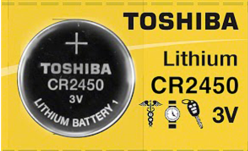 Brand New Toshiba CR2450 CR 2450 3 Volt Lithium Coin Battery