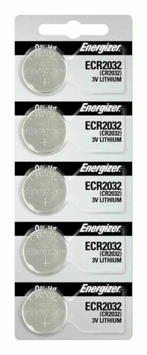 5 Pcs Fresh Energizer CR2032 3V Lithium Coin Cell Button Battery CR 2032 USA