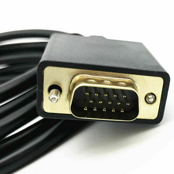 6 Feet Gold Plated DisplayPort DP Male to VGA Male Cable Cord For Lenovo Dell HP