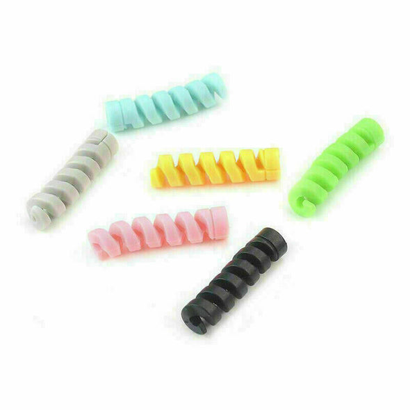 8Pcs Protective Charging Charger Cable Protector Cord Saver for Cell Phones New