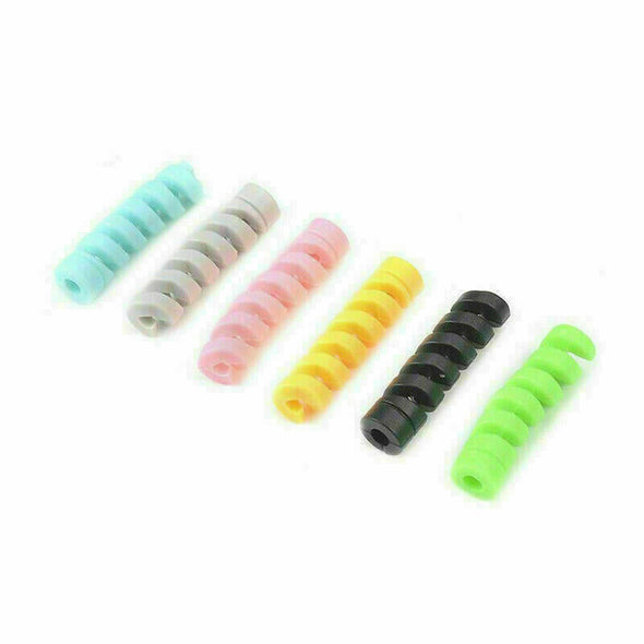 8Pcs Protective Charging Charger Cable Protector Cord Saver for Cell Phones New