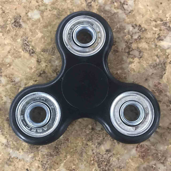 Black Hand Tri FIDGET Spinner Ball Desk Toy EDC ADHD Stuffer Stocking Focus USA