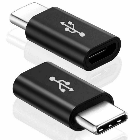 Lot 10 Pack Micro USB to Type C Adapter Converter Micro-B to USB-C Connector USA