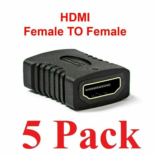 LOT HDMI Female To Female Extender Adapter Coupler Connector F/F HDTV 1080P 4K