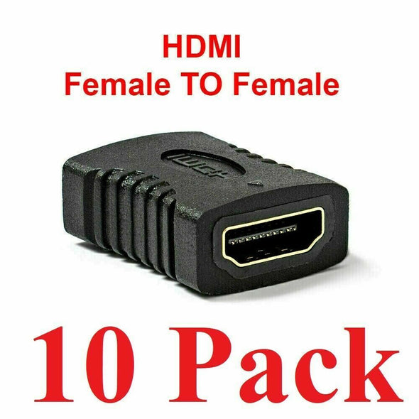 LOT HDMI Female To Female Extender Adapter Coupler Connector F/F HDTV 1080P 4K