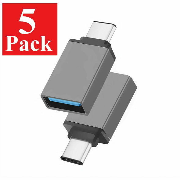 Lot USB C Male to USB A Female Adapter Sync Data Hub OTG Function Samsung LG