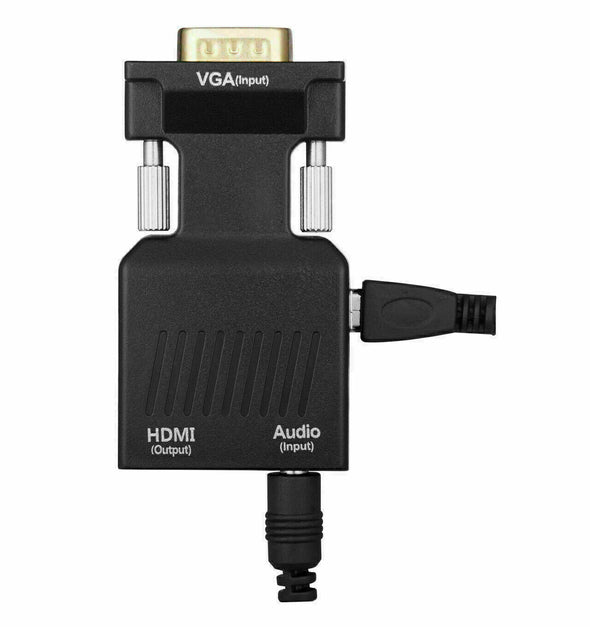 VGA To HDMI Adapter Full HD 1080P Audio Video Converter Laptop PC To TV HDTV AV