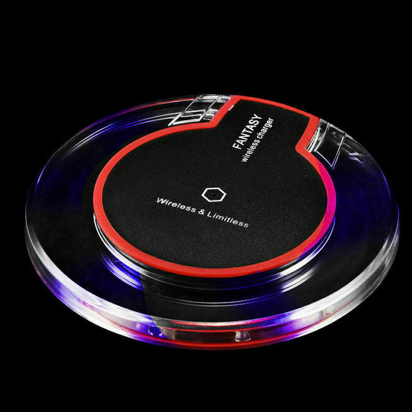 Universal Qi Wireless Charger Fast Charging Pad For Samsung S8 9 10 Note 5 8 9