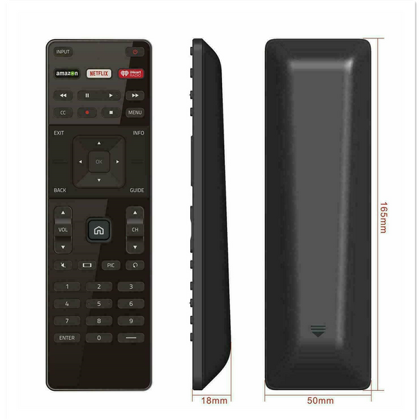 New Replaced XRT122 Smart TV Remote For Vizio Amazon/Netflix/iHeart/ Home Key