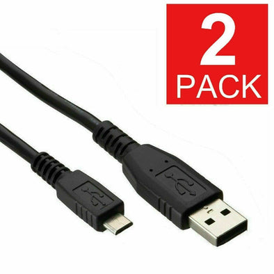 Charge Cable 2 Pack Extra 5 Feet For X-Box One PS4 Controller USB Cord