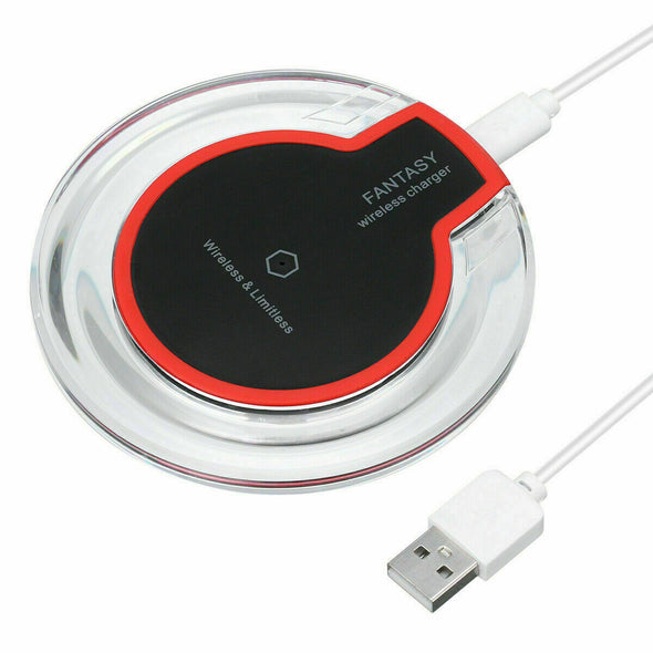 Universal Qi Wireless Charger Fast Charging Pad For Samsung S8 9 10 Note 5 8 9