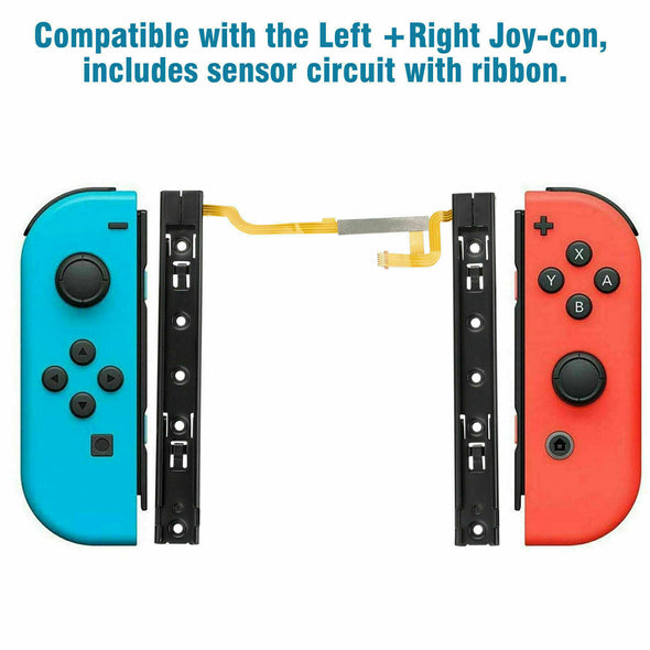 New Left Right Slider sliding rail with Flex Cable for Nintendo Switch Console