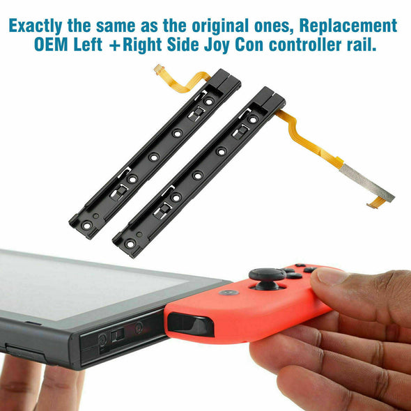 New Left Right Slider sliding rail with Flex Cable for Nintendo Switch Console