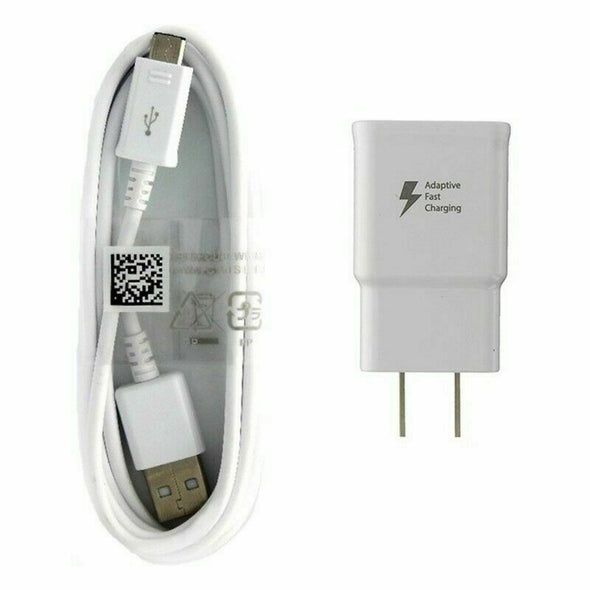 White Wall Charger Adapter + Micro USB Data Cable For Samsung Sony LG Google LOT