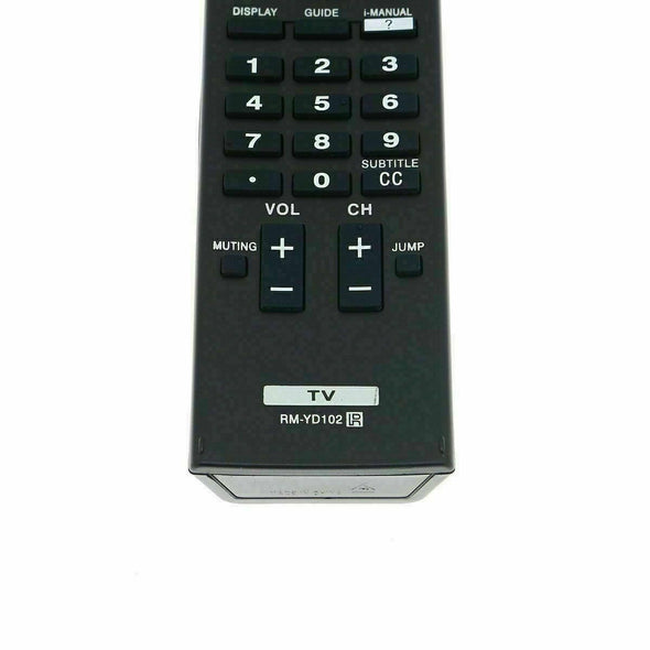 New Universal Replacement TV Remote RMT-TX102U RM-YD103 For SONY BRAVIA LED HDTV