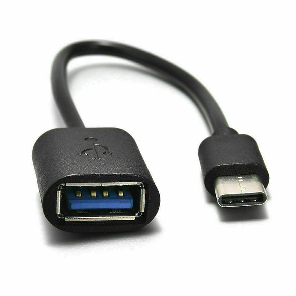 USB-C 3.1 Type C Male to USB 3.0 Type A Female OTG Converter Cable Black #41