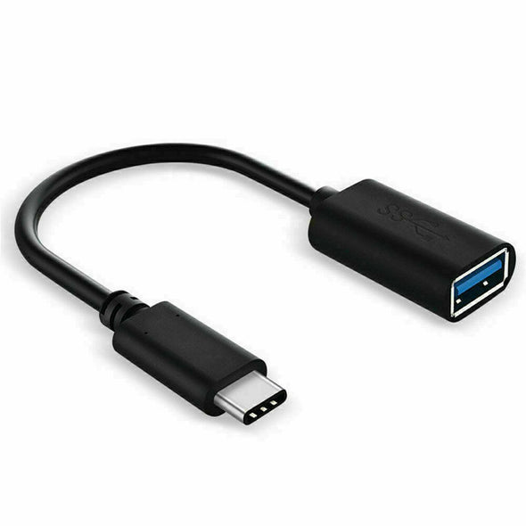 USB-C 3.1 Type C Male to USB 3.0 Type A Female OTG Converter Cable Black #41