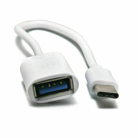 USB-C 3.1 Type C Male to USB 3.0 Type A Female OTG Converter Cable White New #42