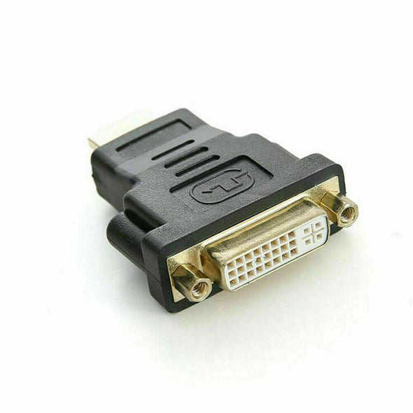 DVI Female To HDMI Male Connector Adapter Converter 1080P PC Desktop TV Laptop