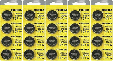 20 x New Toshiba CR2450 3 Volt Lithium Coin Battery Free Shipping  With Tracking